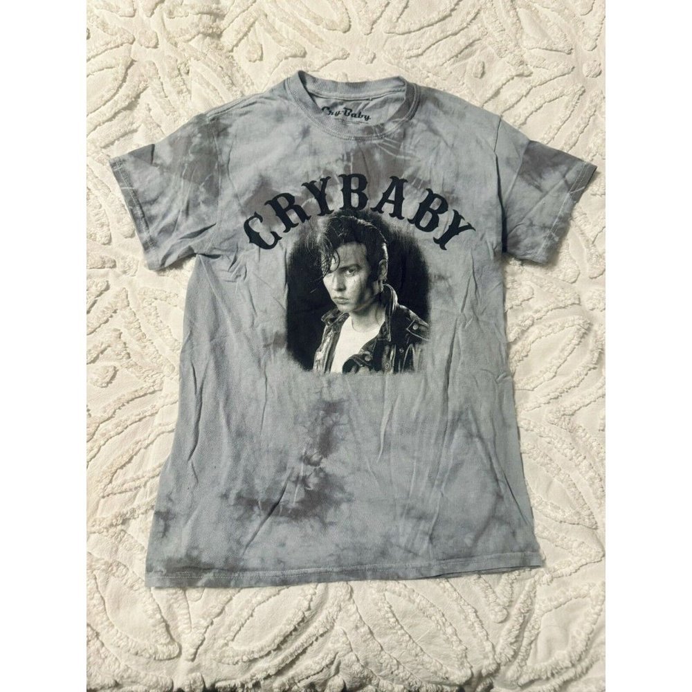 Retro Johnny Depp Cry-Baby Shirt Boxy Boyfriend Short Sleeve Graphic Tee - Picture 5 of 5
